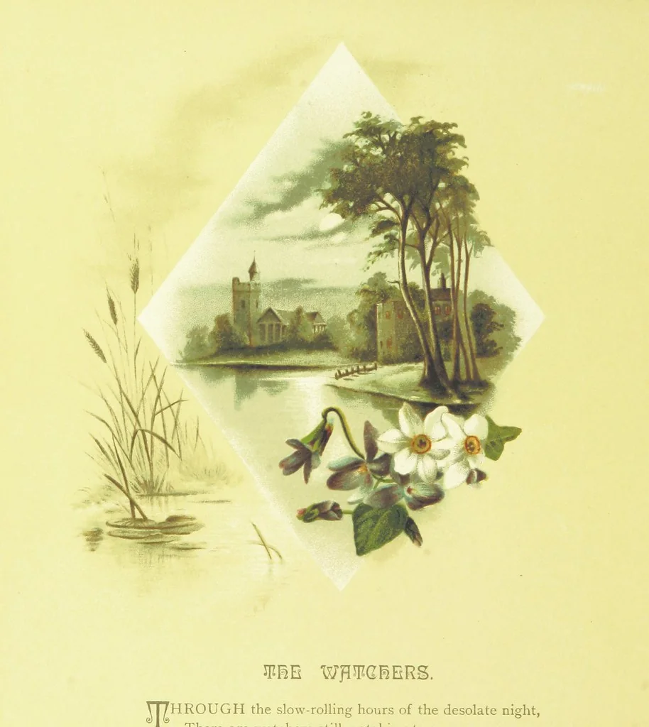 An illustration from Songs of the Dawn: selection from the poems of Horatius Bonar, Charlotte Murray and others, 1887, leaf 26