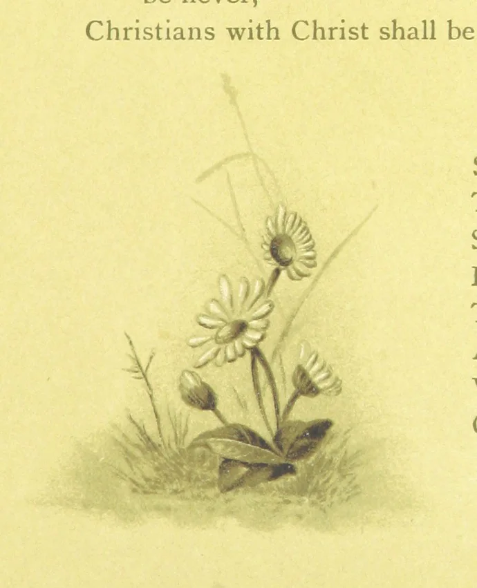 An illustration from Songs of the Dawn: selection from the poems of Horatius Bonar, Charlotte Murray and others, 1887, leaf 33