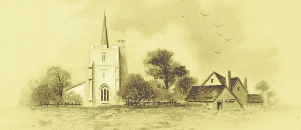 An illustration from Songs of the Dawn: selection from the poems of Horatius Bonar, Charlotte Murray and others, 1887, leaf 8