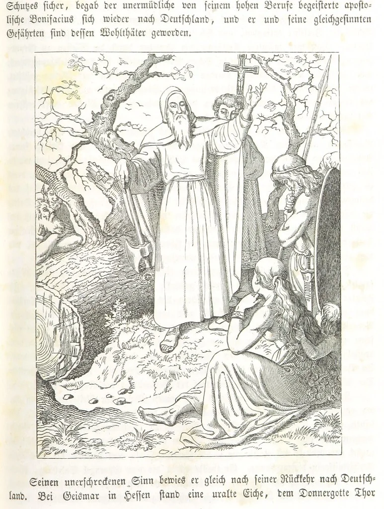 An illustration from Die Geschichte der Deutschen von den ältesten Zeiten bis auf unsere Tage. Zweite Auflage. (Fortgesetzt von M. Wechs.), 1859, leaf 101
