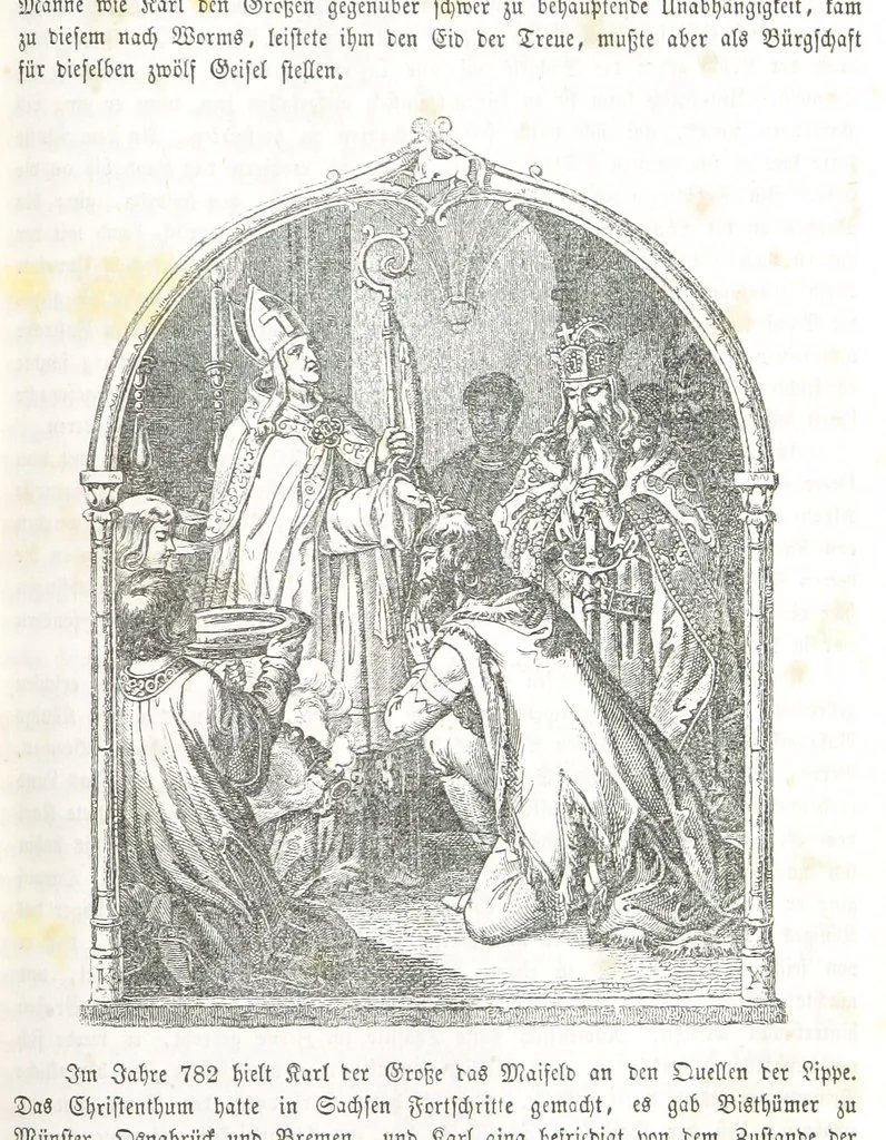An illustration from Die Geschichte der Deutschen von den ältesten Zeiten bis auf unsere Tage. Zweite Auflage. (Fortgesetzt von M. Wechs.), 1859, leaf 113