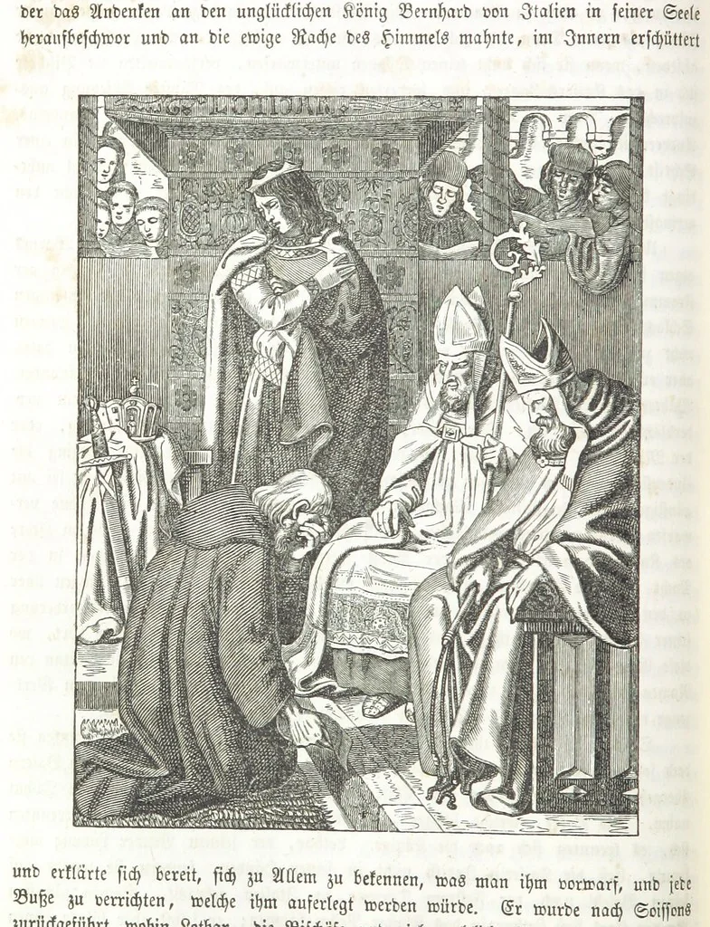 An illustration from Die Geschichte der Deutschen von den ältesten Zeiten bis auf unsere Tage. Zweite Auflage. (Fortgesetzt von M. Wechs.), 1859, leaf 146