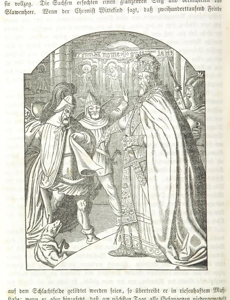 An illustration from Die Geschichte der Deutschen von den ältesten Zeiten bis auf unsere Tage. Zweite Auflage. (Fortgesetzt von M. Wechs.), 1859, leaf 192