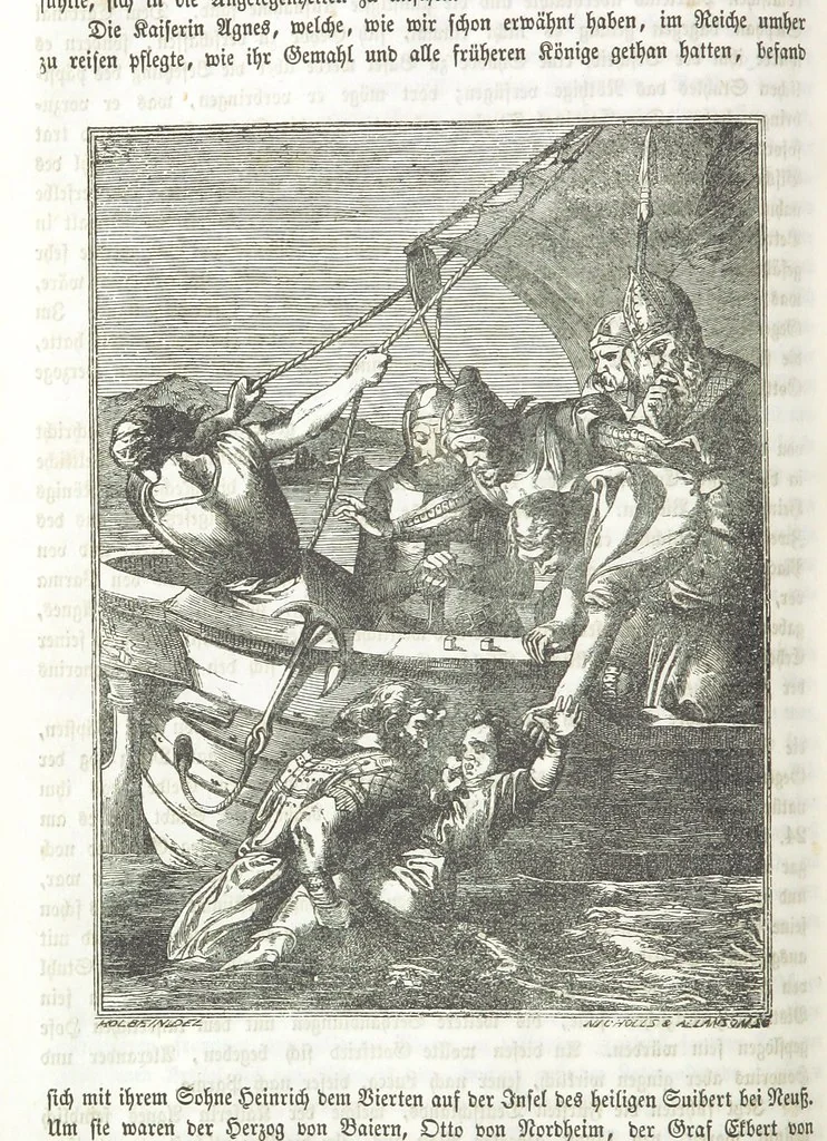 An illustration from Die Geschichte der Deutschen von den ältesten Zeiten bis auf unsere Tage. Zweite Auflage. (Fortgesetzt von M. Wechs.), 1859, leaf 316