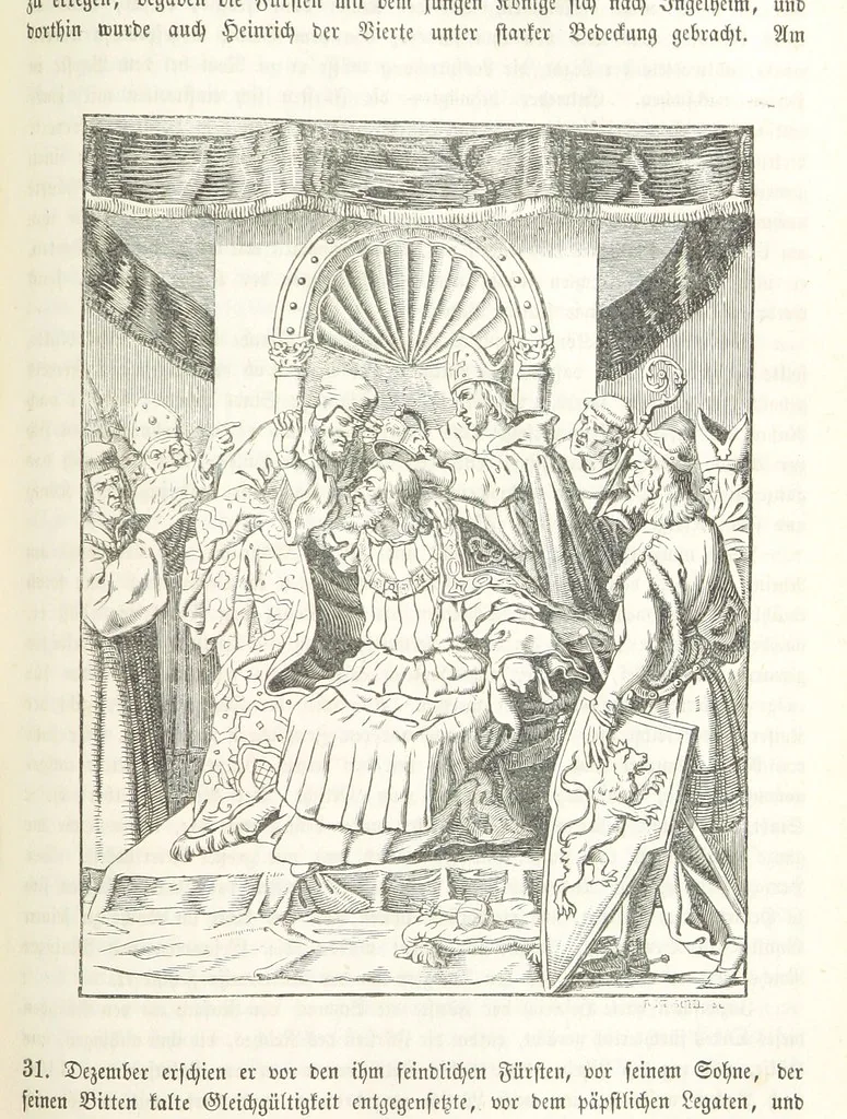 An illustration from Die Geschichte der Deutschen von den ältesten Zeiten bis auf unsere Tage. Zweite Auflage. (Fortgesetzt von M. Wechs.), 1859, leaf 389