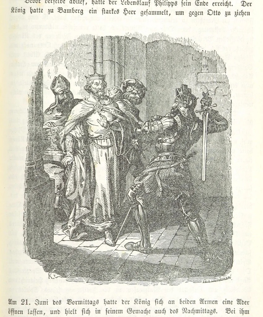 An illustration from Die Geschichte der Deutschen von den ältesten Zeiten bis auf unsere Tage. Zweite Auflage. (Fortgesetzt von M. Wechs.), 1859, leaf 551