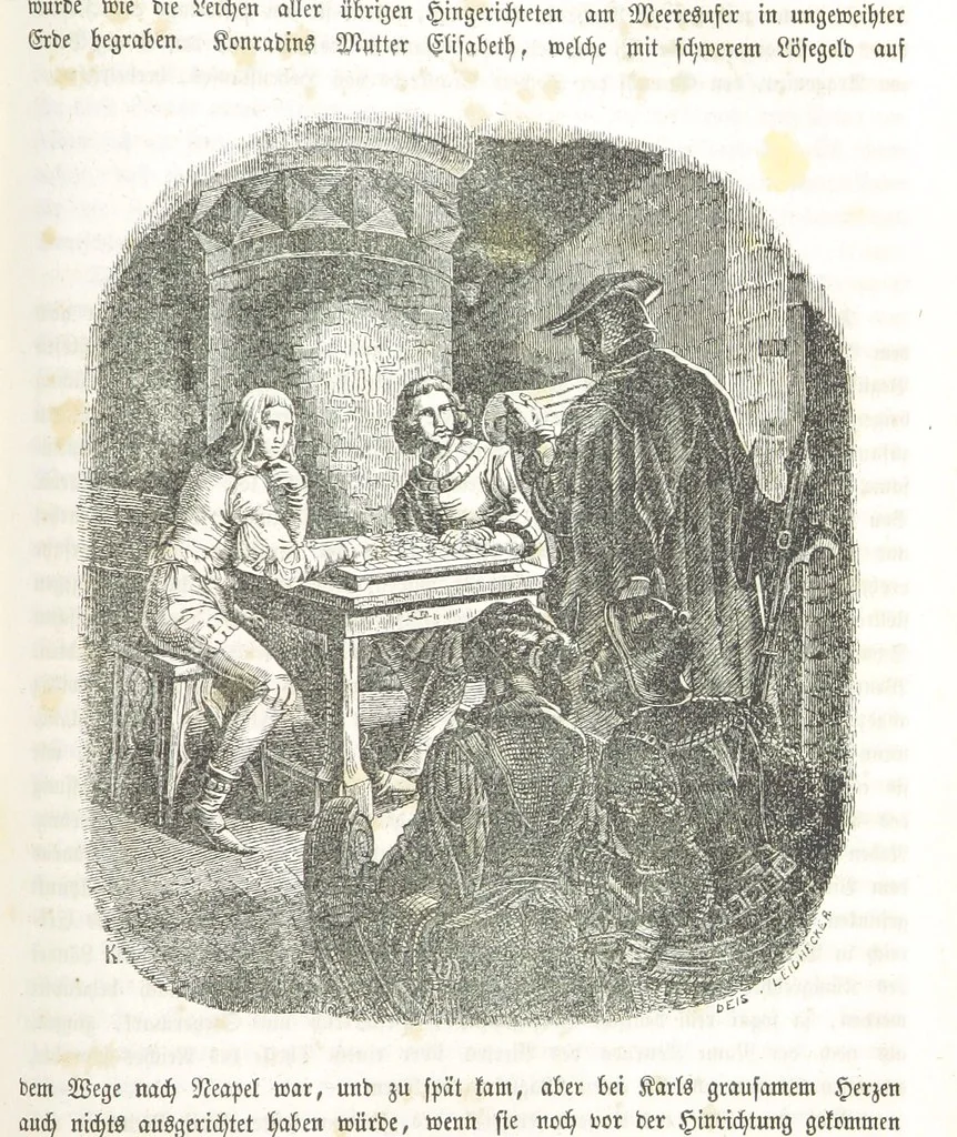 An illustration from Die Geschichte der Deutschen von den ältesten Zeiten bis auf unsere Tage. Zweite Auflage. (Fortgesetzt von M. Wechs.), 1859, leaf 629