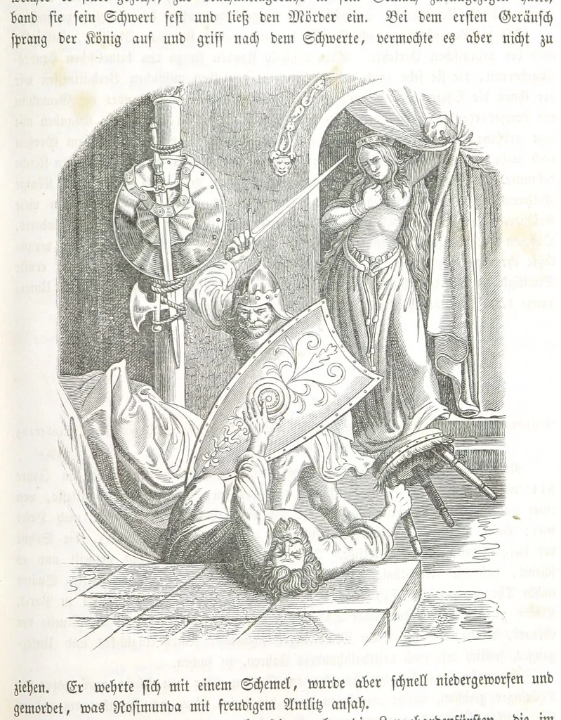 An illustration from Die Geschichte der Deutschen von den ältesten Zeiten bis auf unsere Tage. Zweite Auflage. (Fortgesetzt von M. Wechs.), 1859, leaf 63