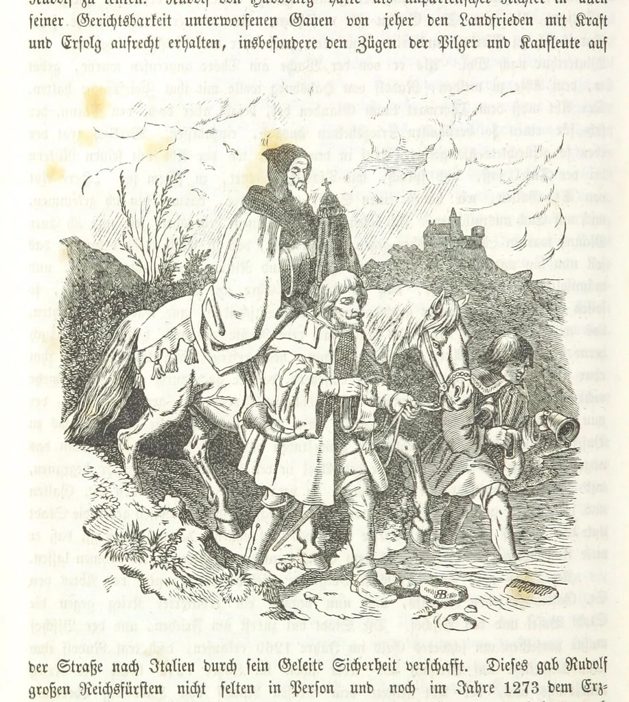 An illustration from Die Geschichte der Deutschen von den ältesten Zeiten bis auf unsere Tage. Zweite Auflage. (Fortgesetzt von M. Wechs.), 1859, leaf 644