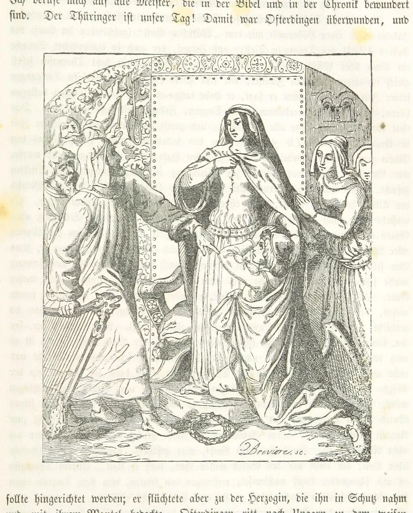 An illustration from Die Geschichte der Deutschen von den ältesten Zeiten bis auf unsere Tage. Zweite Auflage. (Fortgesetzt von M. Wechs.), 1859, leaf 723