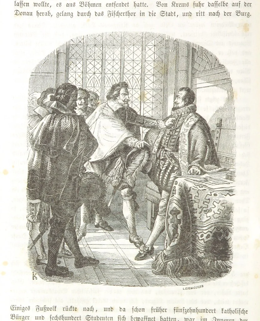 An illustration from Die Geschichte der Deutschen von den ältesten Zeiten bis auf unsere Tage. Zweite Auflage. (Fortgesetzt von M. Wechs.), 1859, leaf 288