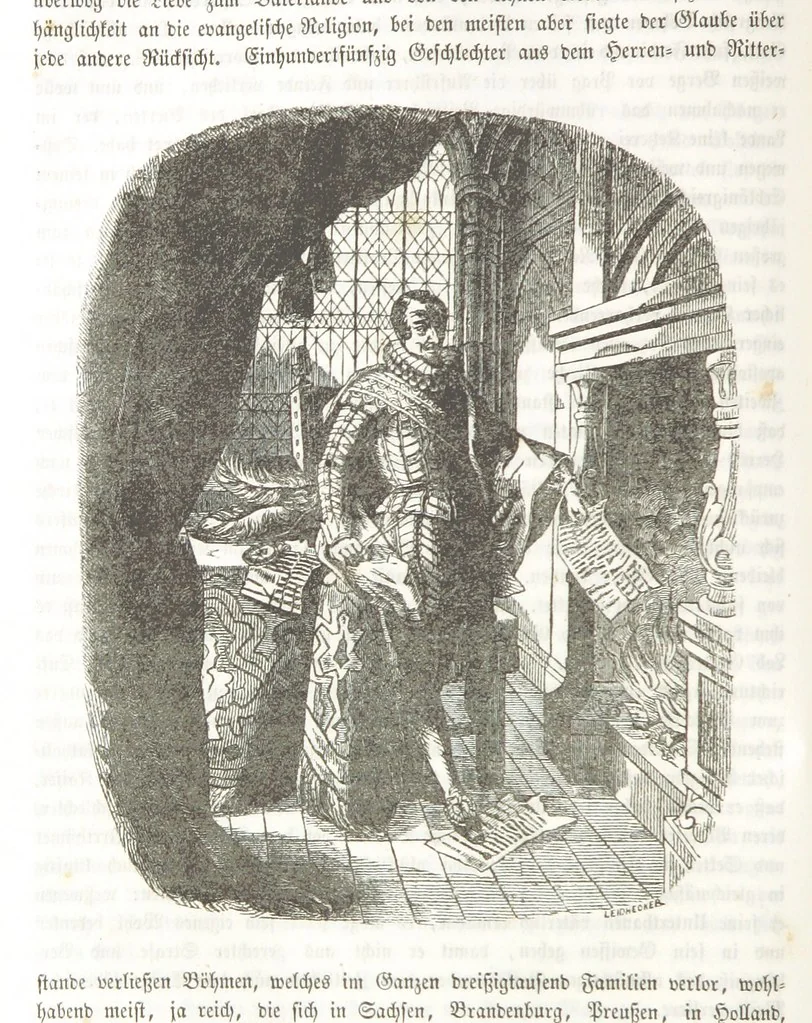 An illustration from Die Geschichte der Deutschen von den ältesten Zeiten bis auf unsere Tage. Zweite Auflage. (Fortgesetzt von M. Wechs.), 1859, leaf 316