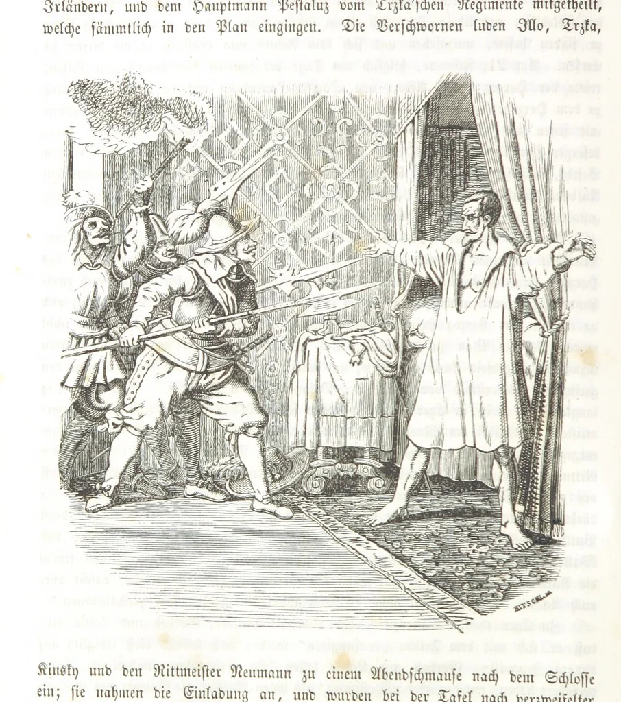 An illustration from Die Geschichte der Deutschen von den ältesten Zeiten bis auf unsere Tage. Zweite Auflage. (Fortgesetzt von M. Wechs.), 1859, leaf 424