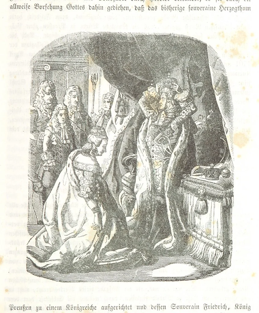 An illustration from Die Geschichte der Deutschen von den ältesten Zeiten bis auf unsere Tage. Zweite Auflage. (Fortgesetzt von M. Wechs.), 1859, leaf 621