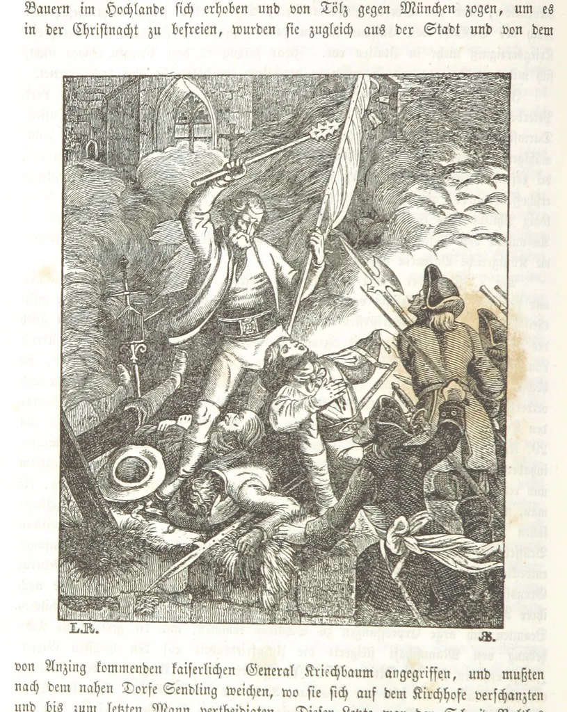An illustration from Die Geschichte der Deutschen von den ältesten Zeiten bis auf unsere Tage. Zweite Auflage. (Fortgesetzt von M. Wechs.), 1859, leaf 650
