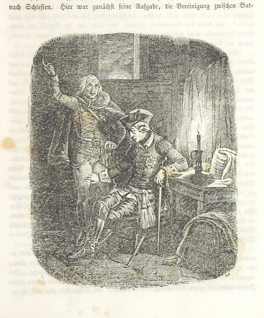An illustration from Die Geschichte der Deutschen von den ältesten Zeiten bis auf unsere Tage. Zweite Auflage. (Fortgesetzt von M. Wechs.), 1859, leaf 749