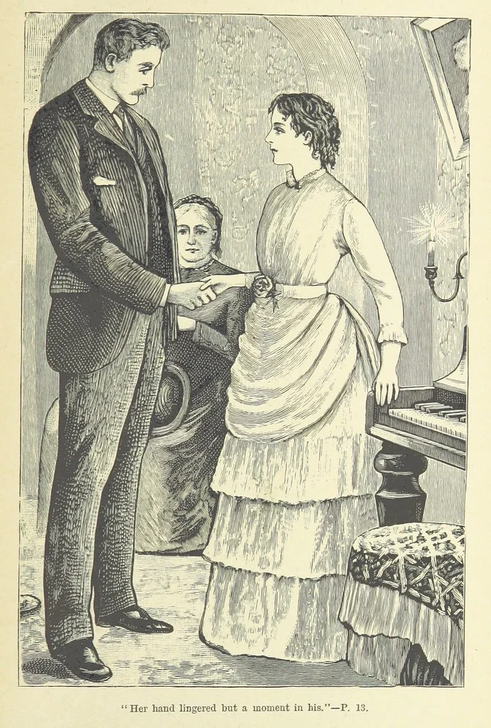 An illustration from Exiles of Fortune. A tale of a far north land, 1890, leaf 25