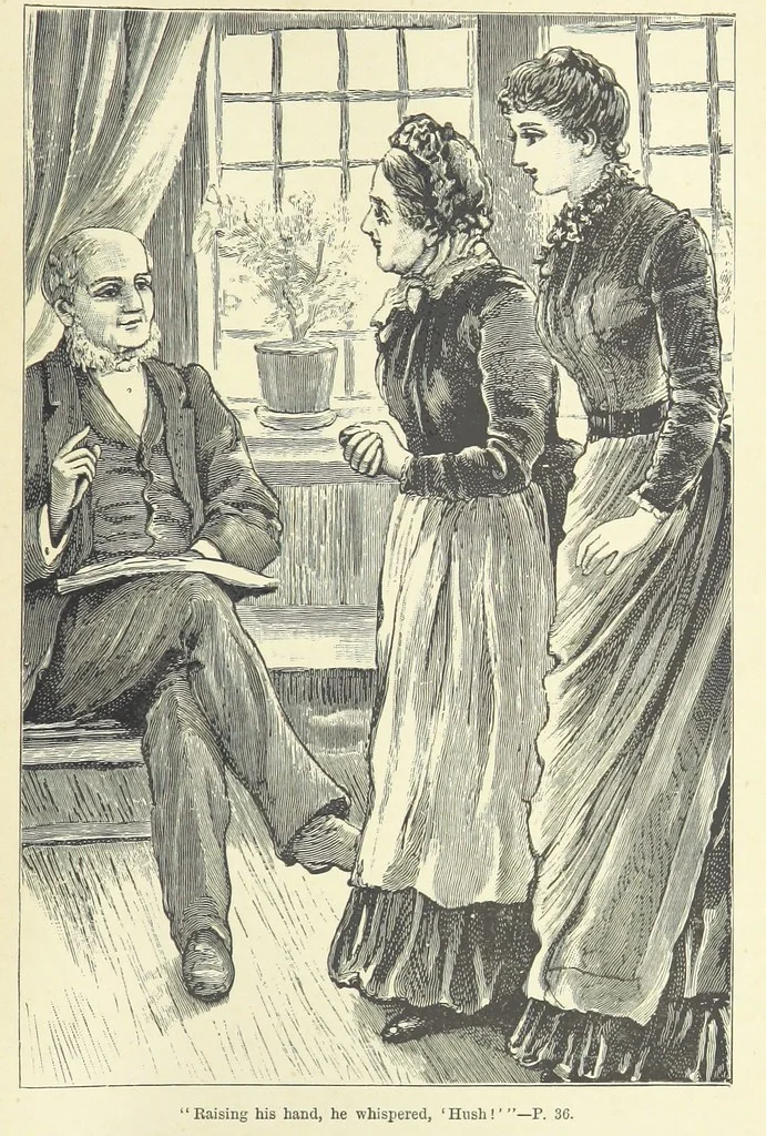 An illustration from Exiles of Fortune. A tale of a far north land, 1890, leaf 43