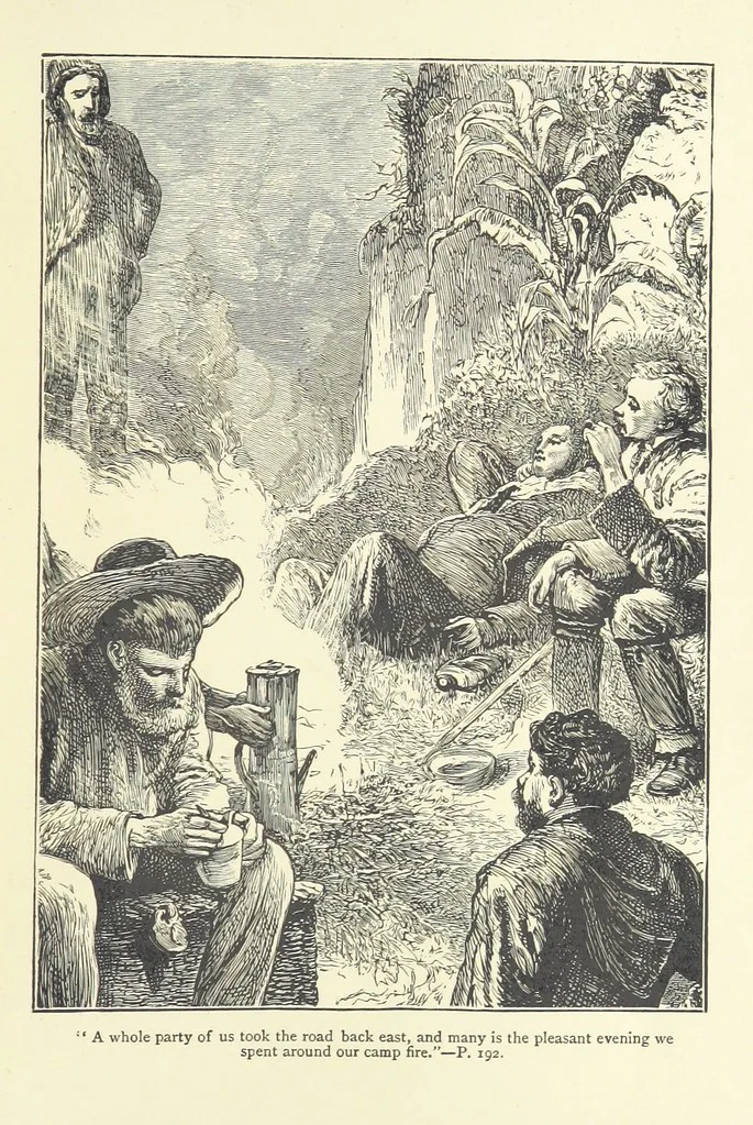 An illustration from From Squire to Squatter. A tale, etc, 1888, leaf 207