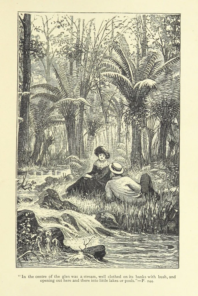 An illustration from From Squire to Squatter. A tale, etc, 1888, leaf 257