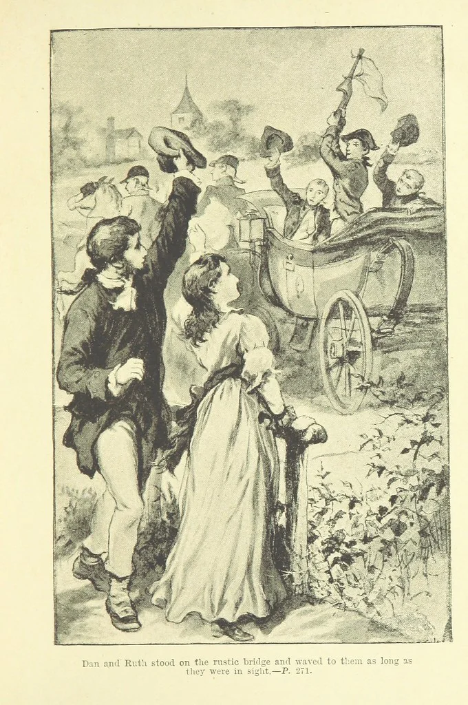 An illustration from Hearts of Oak. A story of Nelson and the Navy, 1893, leaf 287
