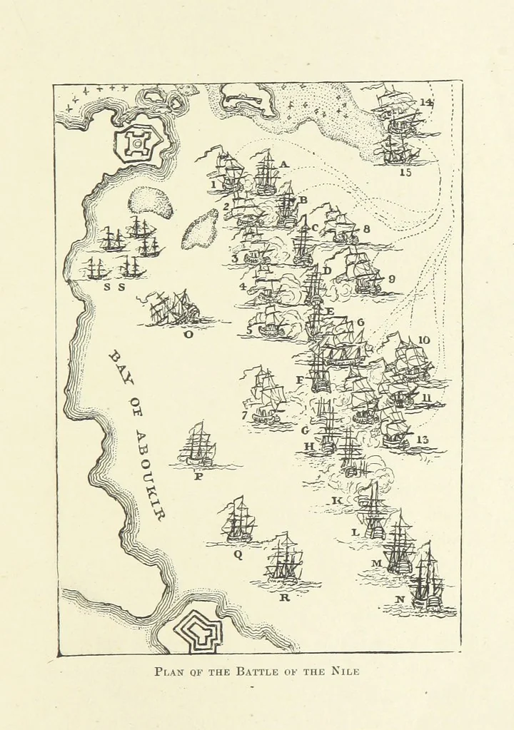 An illustration from Hearts of Oak. A story of Nelson and the Navy, 1893, leaf 329