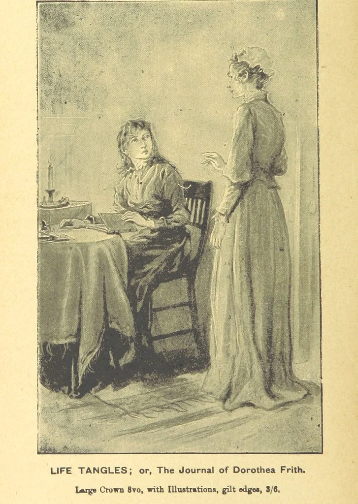 An illustration from Shoulder to Shoulder: a story of the stirring times of old, 1896, leaf 406