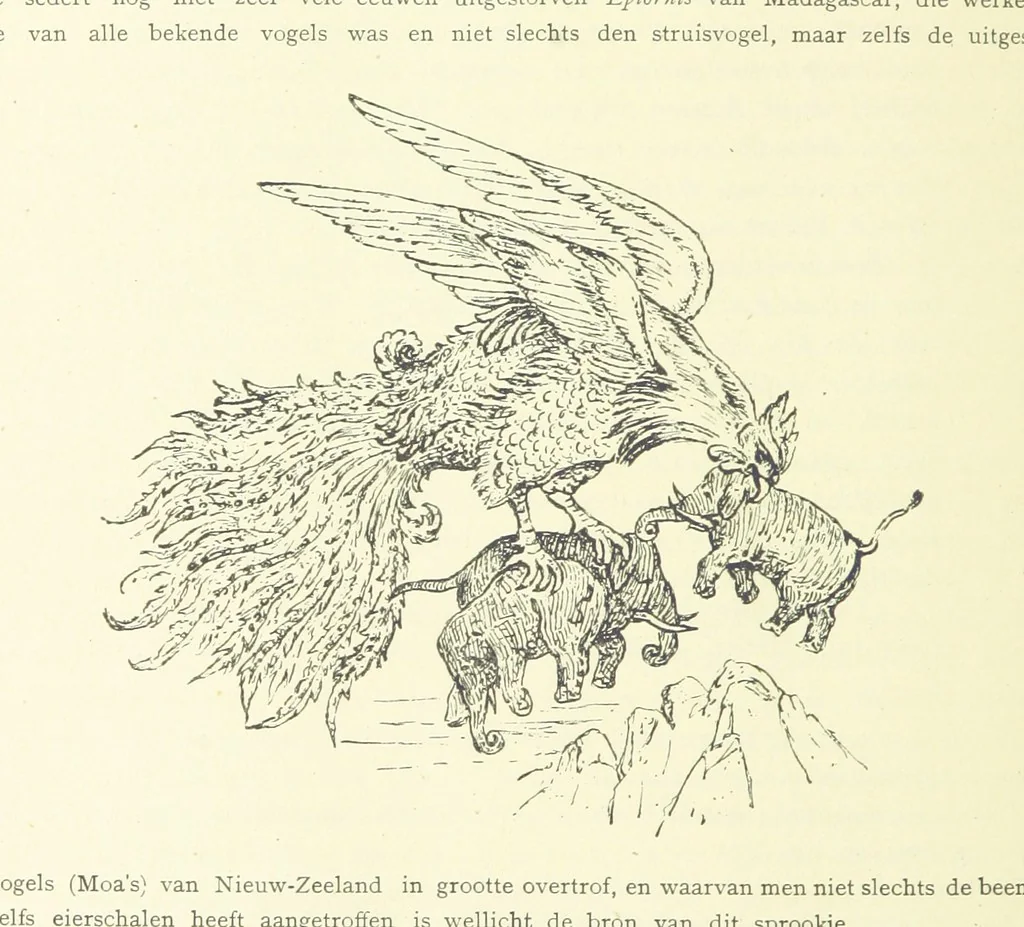 An illustration from Stanley in Afrika's donkere wildernissen, etc. [Translated from “In Darkest Afrika” by H. Tiedeman, 1890, leaf 1002