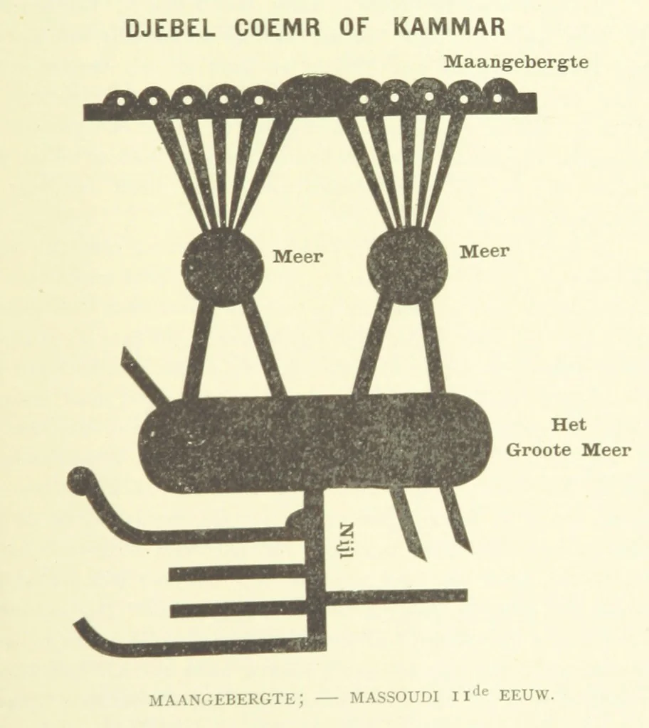 An illustration from Stanley in Afrika's donkere wildernissen, etc. [Translated from “In Darkest Afrika” by H. Tiedeman, 1890, leaf 1005