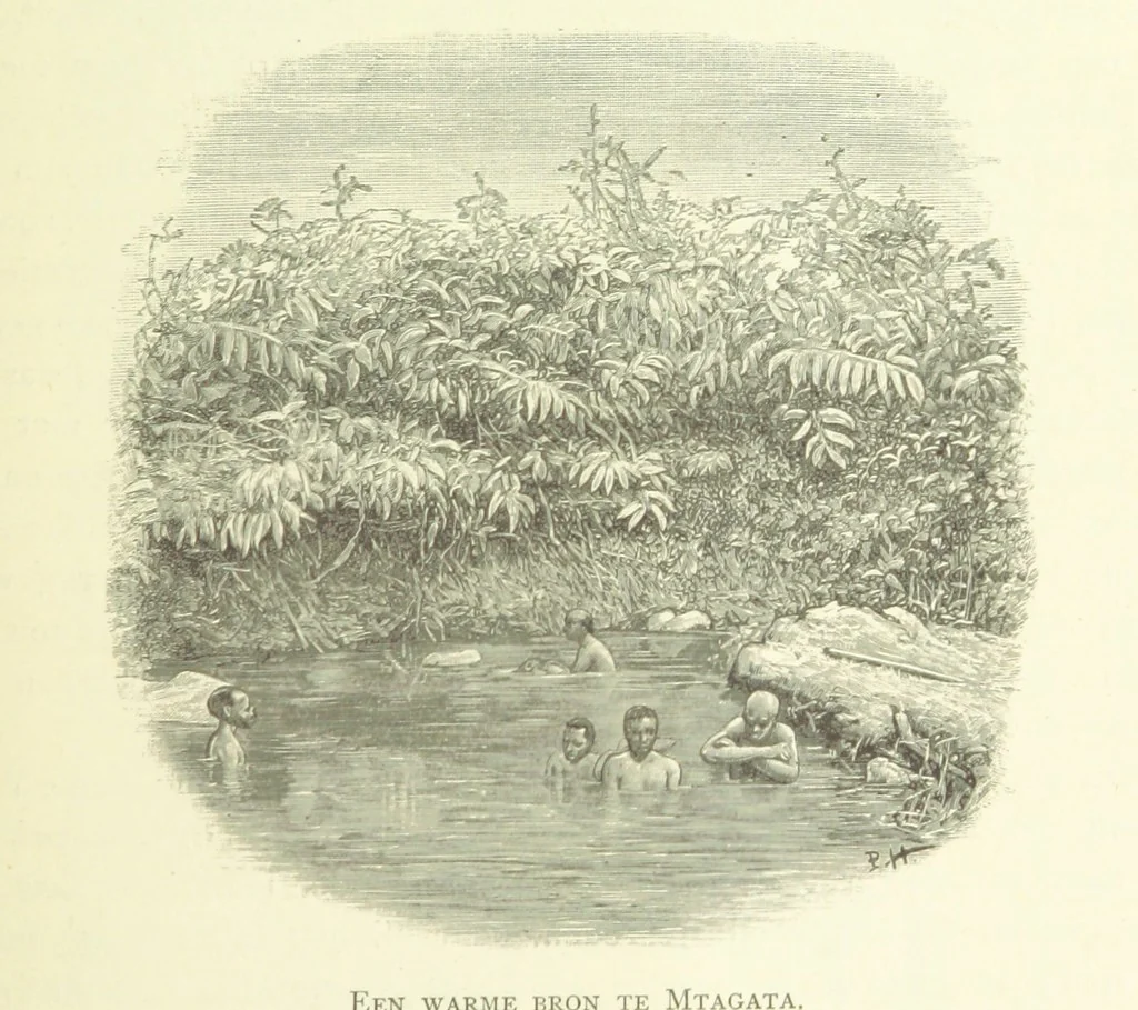 An illustration from Stanley in Afrika's donkere wildernissen, etc. [Translated from “In Darkest Afrika” by H. Tiedeman, 1890, leaf 1109