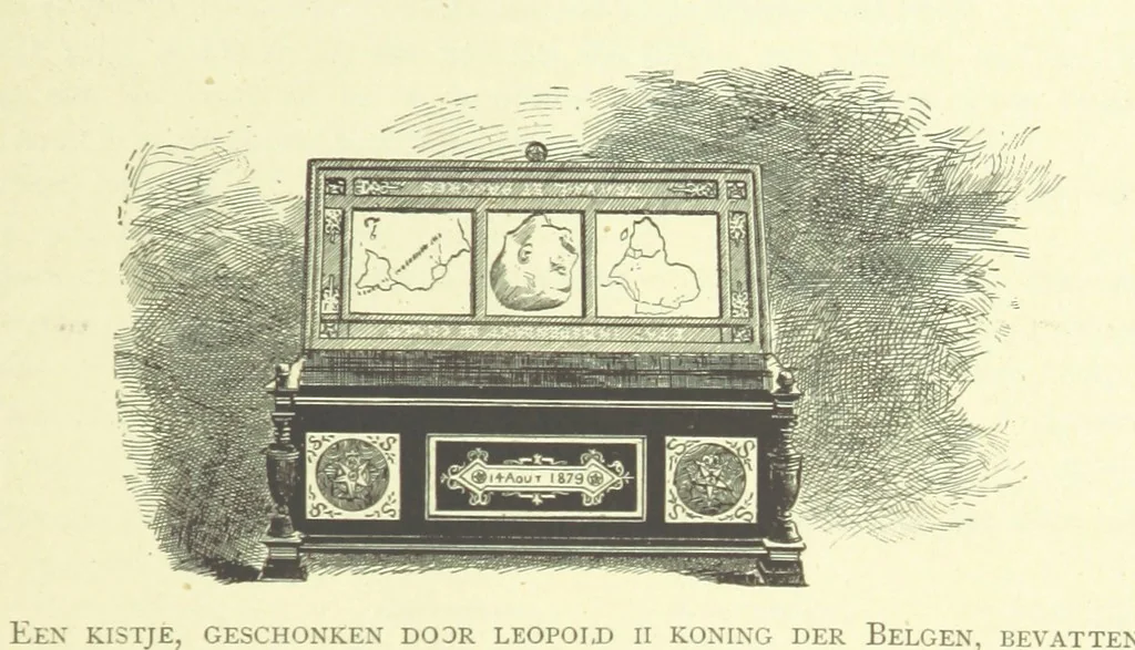 An illustration from Stanley in Afrika's donkere wildernissen, etc. [Translated from “In Darkest Afrika” by H. Tiedeman, 1890, leaf 1197