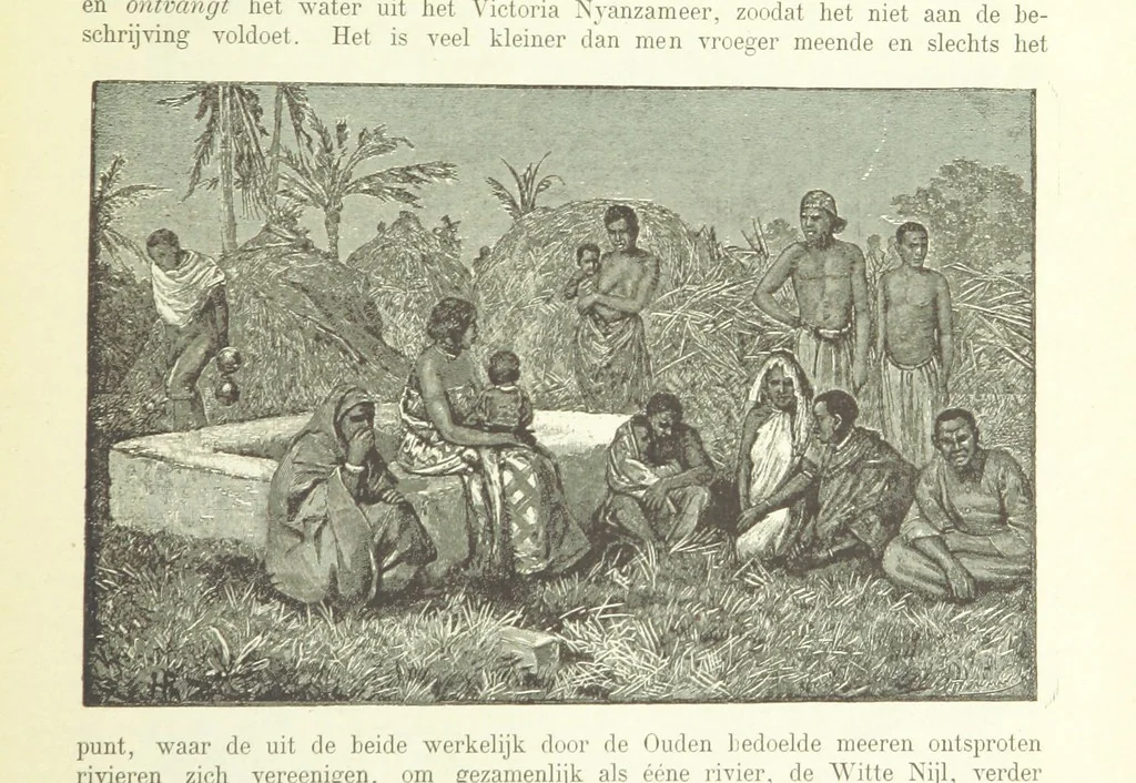 An illustration from Stanley in Afrika's donkere wildernissen, etc. [Translated from “In Darkest Afrika” by H. Tiedeman, 1890, leaf 1231