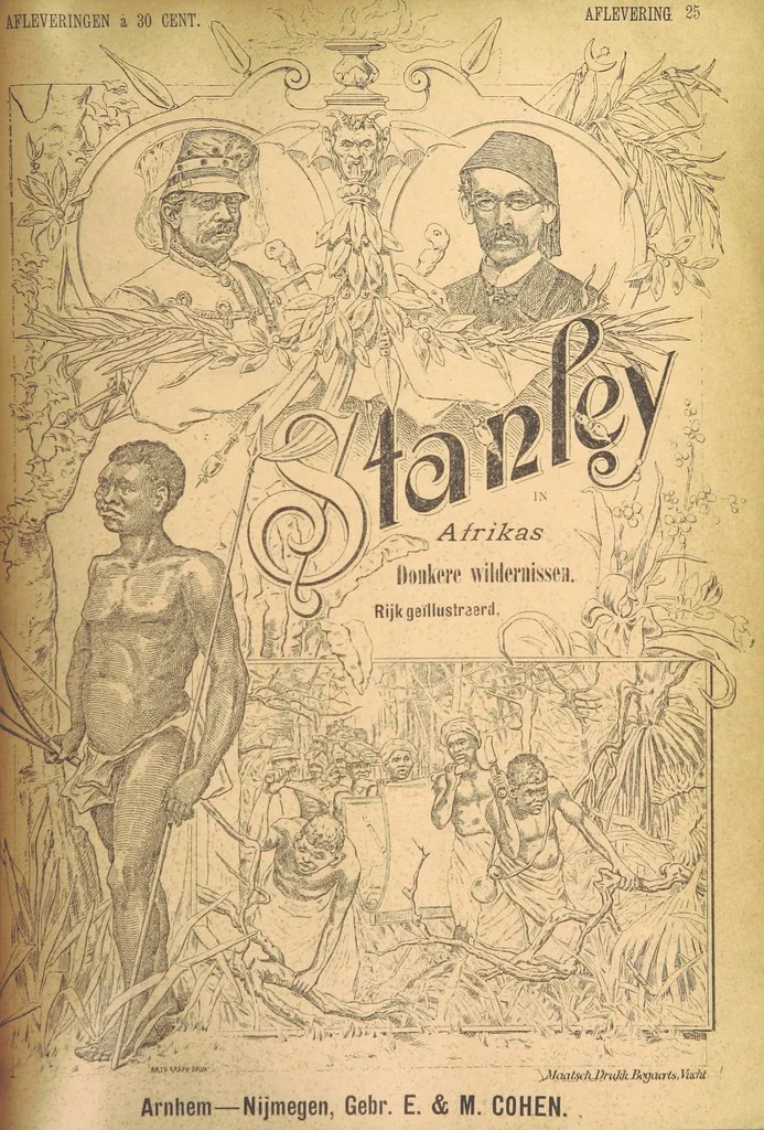 An illustration from Stanley in Afrika's donkere wildernissen, etc. [Translated from “In Darkest Afrika” by H. Tiedeman, 1890, leaf 1241