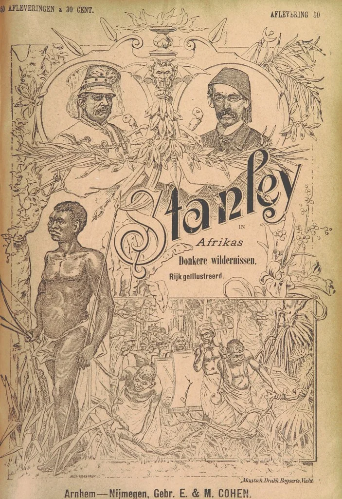 An illustration from Stanley in Afrika's donkere wildernissen, etc. [Translated from “In Darkest Afrika” by H. Tiedeman, 1890, leaf 1249