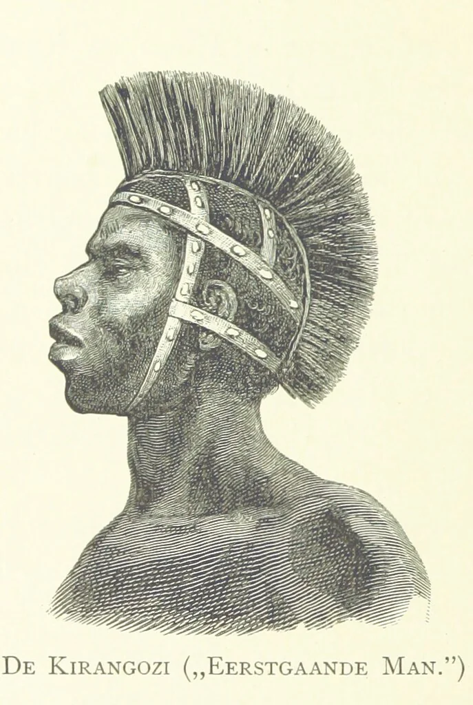 An illustration from Stanley in Afrika's donkere wildernissen, etc. [Translated from “In Darkest Afrika” by H. Tiedeman, 1890, leaf 178