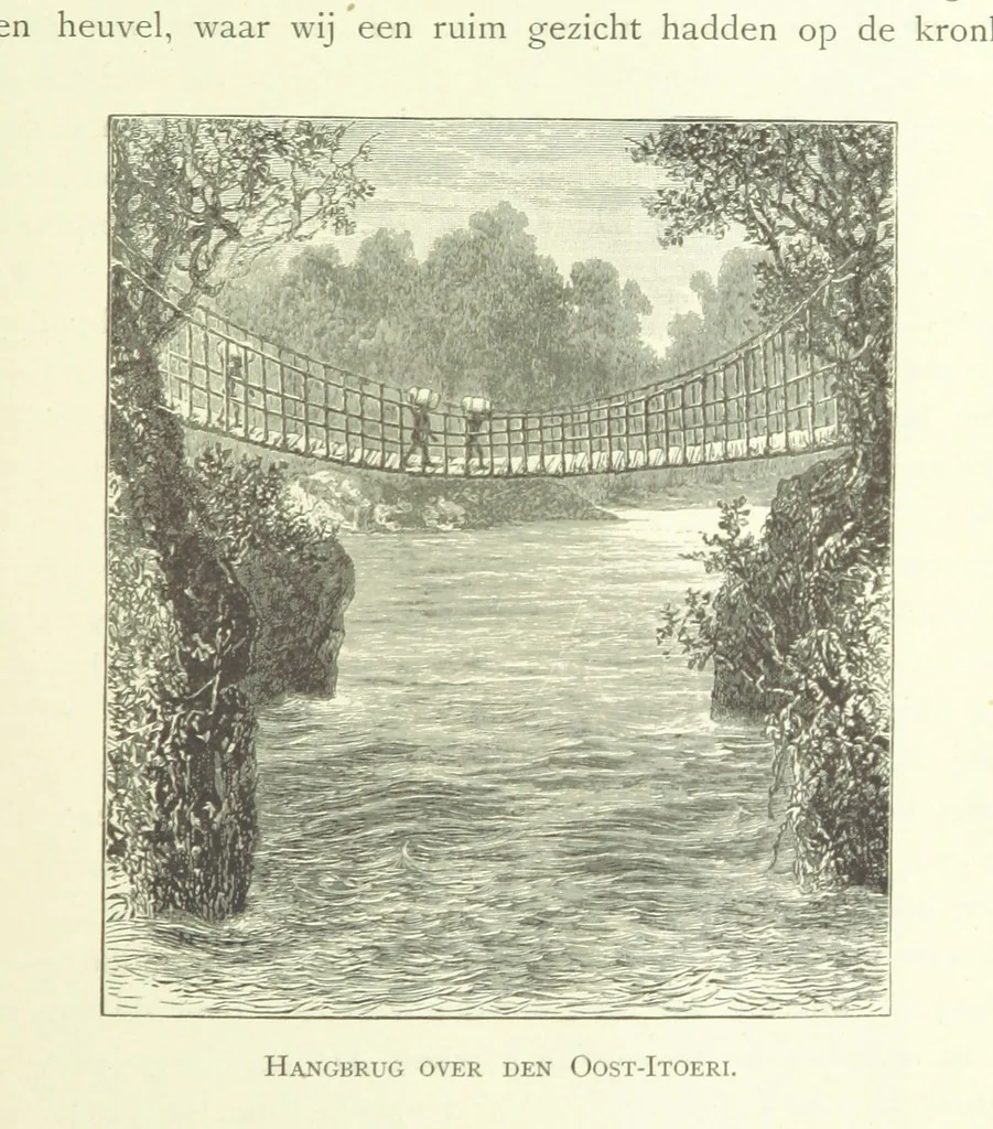 An illustration from Stanley in Afrika's donkere wildernissen, etc. [Translated from “In Darkest Afrika” by H. Tiedeman, 1890, leaf 361