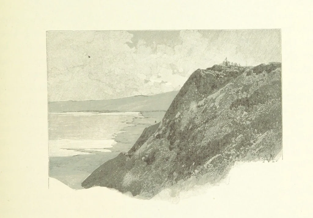 An illustration from Stanley in Afrika's donkere wildernissen, etc. [Translated from “In Darkest Afrika” by H. Tiedeman, 1890, leaf 381