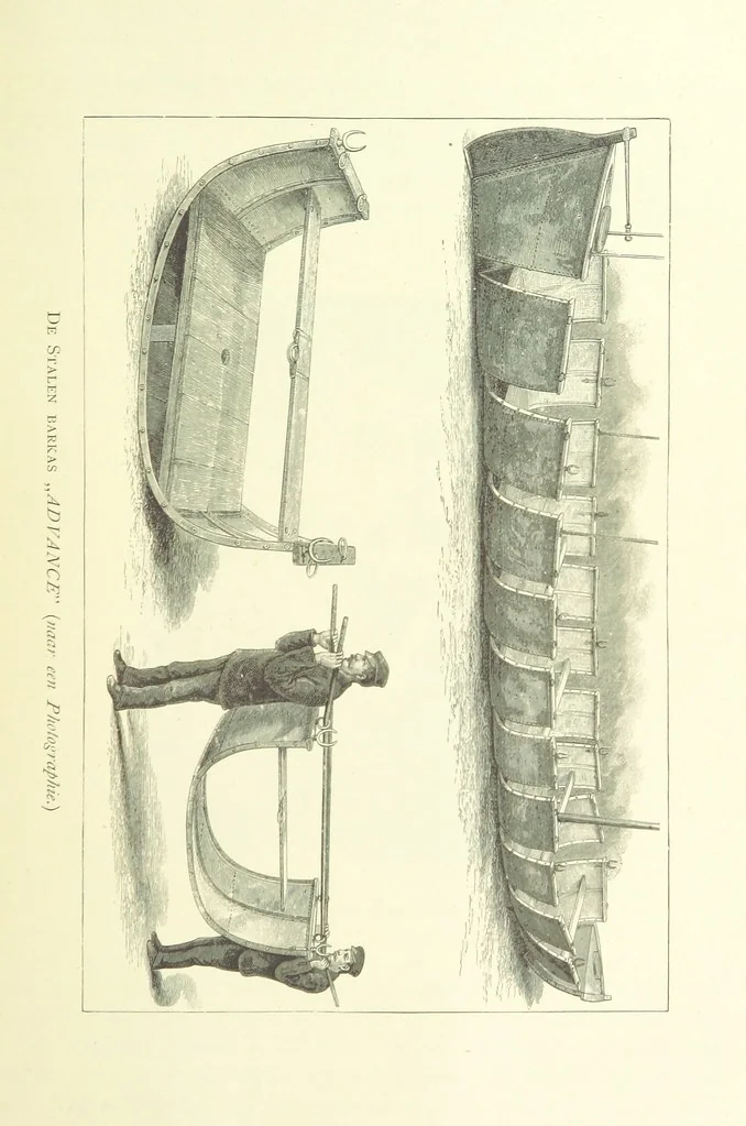 An illustration from Stanley in Afrika's donkere wildernissen, etc. [Translated from “In Darkest Afrika” by H. Tiedeman, 1890, leaf 59
