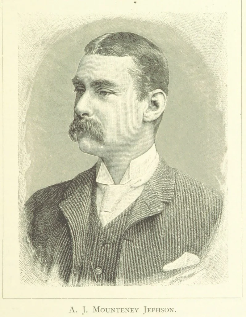 An illustration from Stanley in Afrika's donkere wildernissen, etc. [Translated from “In Darkest Afrika” by H. Tiedeman, 1890, leaf 65