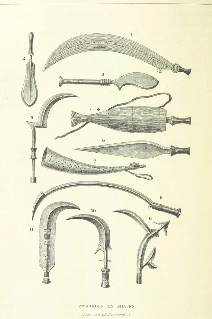 An illustration from Stanley in Afrika's donkere wildernissen, etc. [Translated from “In Darkest Afrika” by H. Tiedeman, 1890, leaf 660