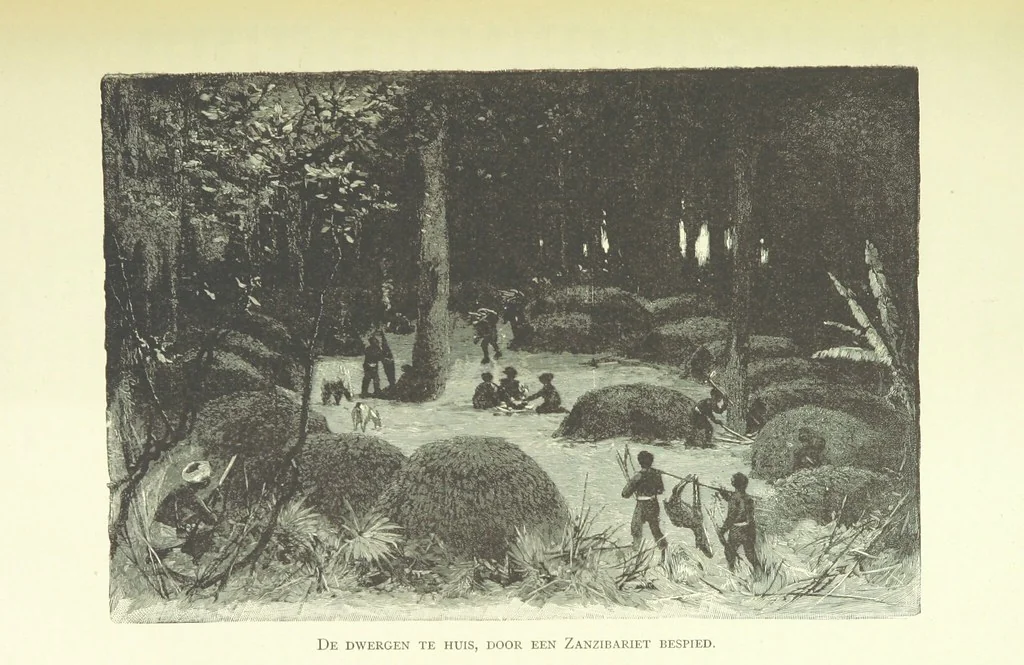 An illustration from Stanley in Afrika's donkere wildernissen, etc. [Translated from “In Darkest Afrika” by H. Tiedeman, 1890, leaf 751