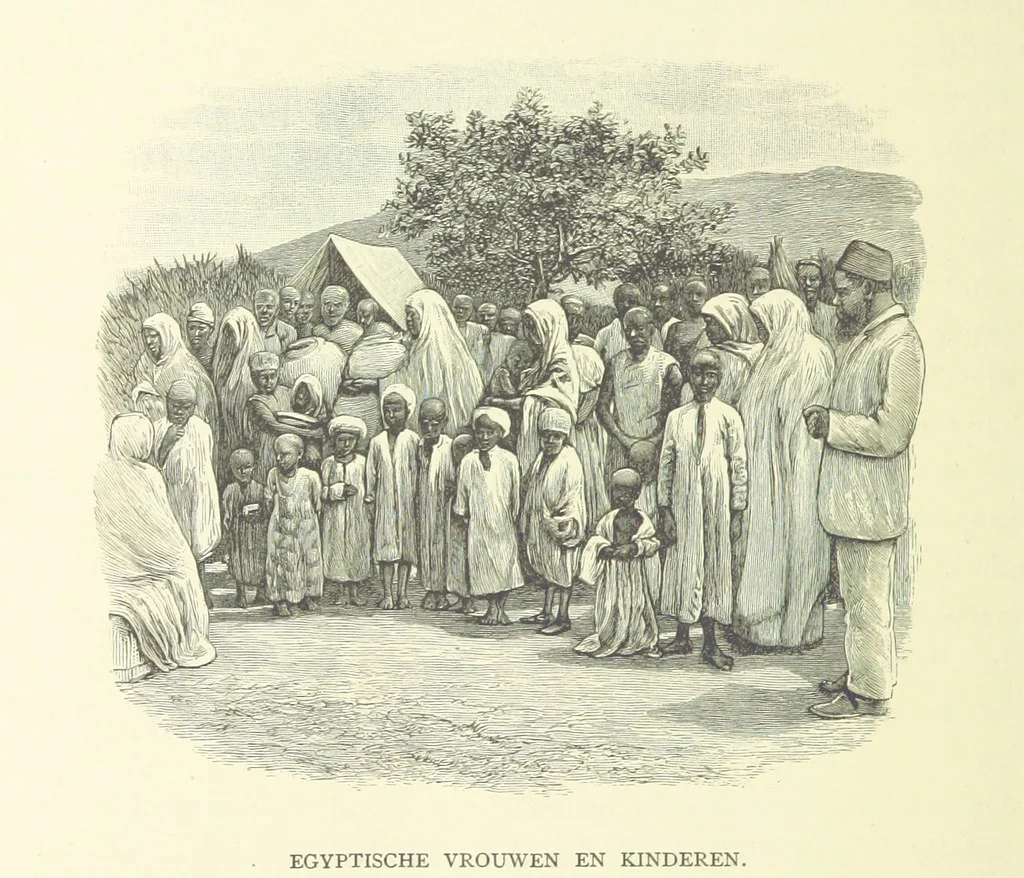 An illustration from Stanley in Afrika's donkere wildernissen, etc. [Translated from “In Darkest Afrika” by H. Tiedeman, 1890, leaf 952