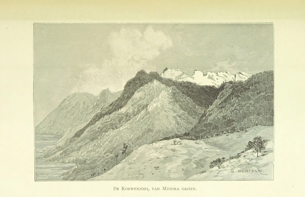 An illustration from Stanley in Afrika's donkere wildernissen, etc. [Translated from “In Darkest Afrika” by H. Tiedeman, 1890, leaf 973