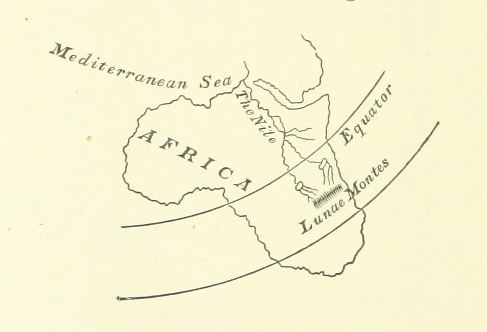 An illustration from Stanley in Afrika's donkere wildernissen, etc. [Translated from “In Darkest Afrika” by H. Tiedeman, 1890, leaf 990