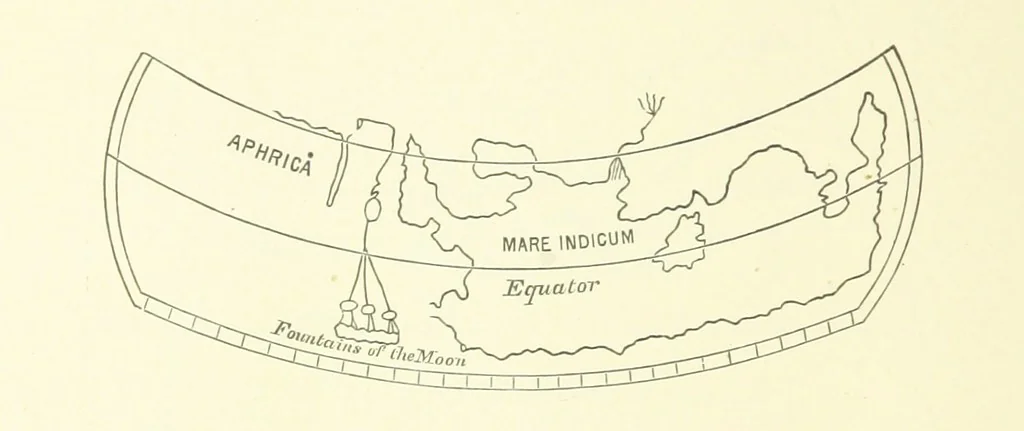 An illustration from Stanley in Afrika's donkere wildernissen, etc. [Translated from “In Darkest Afrika” by H. Tiedeman, 1890, leaf 990