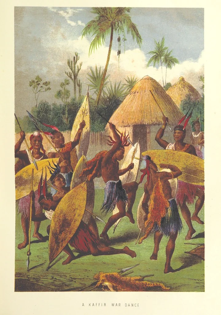An illustration from Stanley and Africa: also, the travels, adventures, and discoveries of Captain John H. Speke, Captain Richard F. Burton ... and other distinguished explorers. [With plates, including portraits, 1890, leaf 83