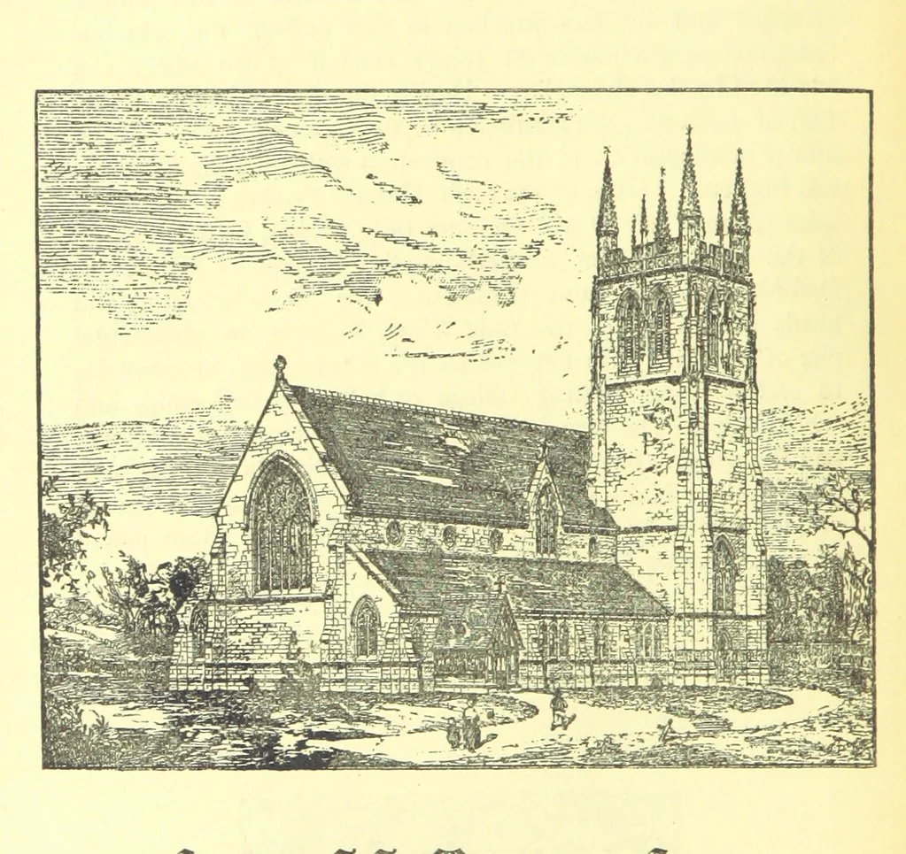 An illustration from Rambles and Researches among Worcestershire Churches; with historical notes relating to the several parishes, 1884, leaf 208