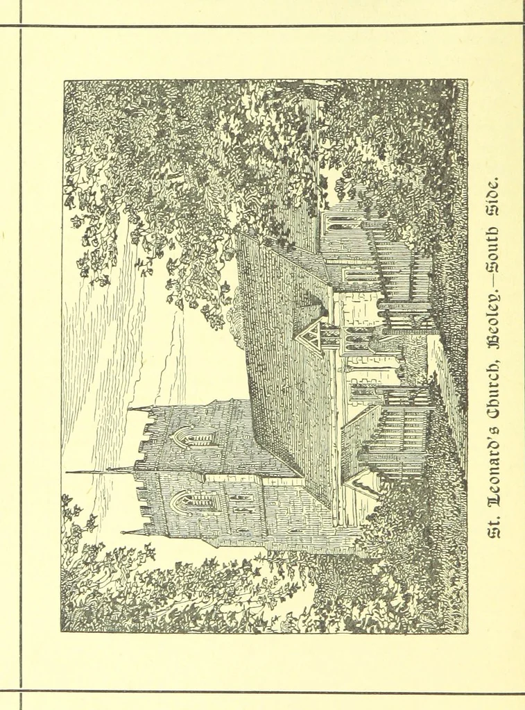 An illustration from Rambles and Researches among Worcestershire Churches; with historical notes relating to the several parishes, 1884, leaf 216