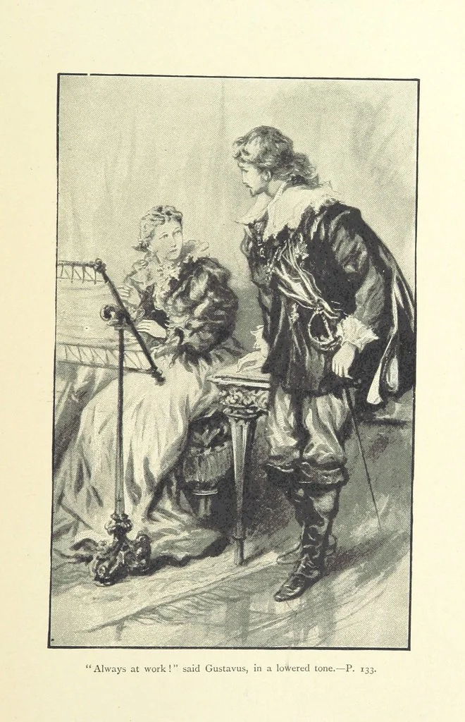 An illustration from Never Give In. A tale of the life and times of Gustavus Adolphus, 1896, leaf 147