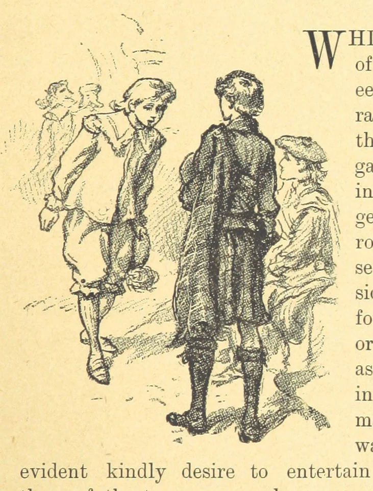 An illustration from Never Give In. A tale of the life and times of Gustavus Adolphus, 1896, leaf 41